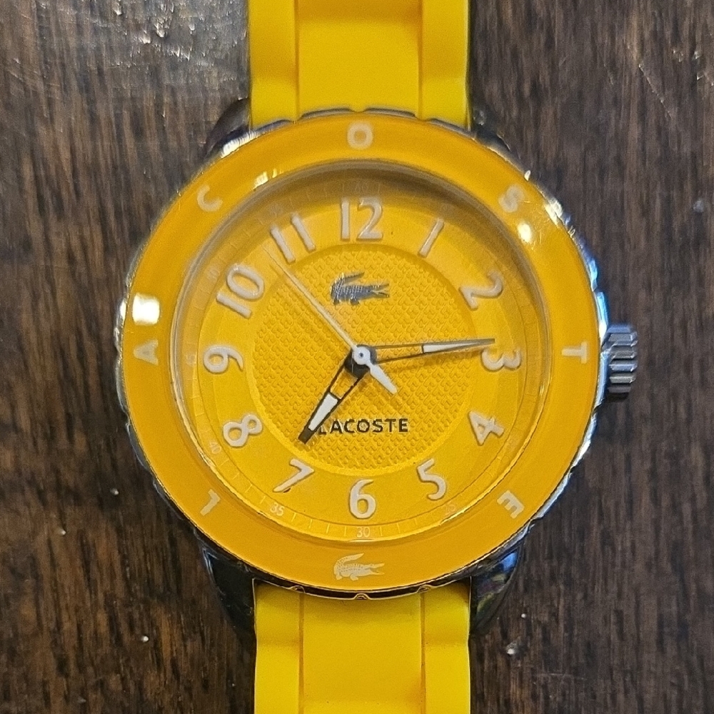 Lacoste Vibrant Yellow Timepiece